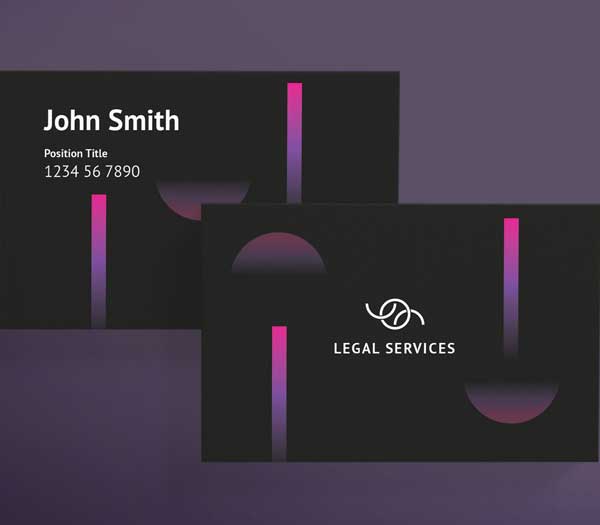 Simple Law Company Business Card Templates
