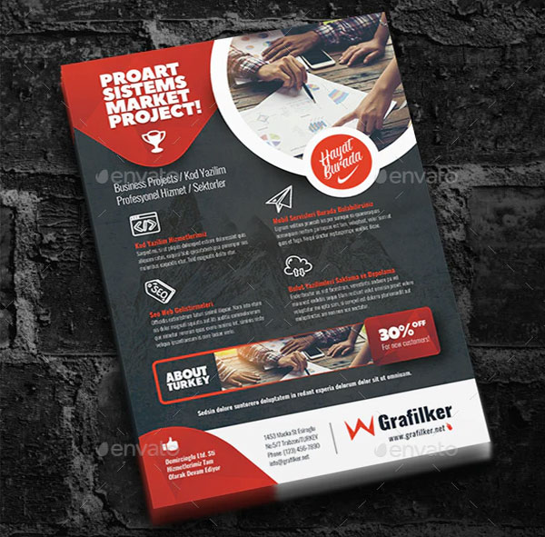 Simple Marketing Plan Flyer