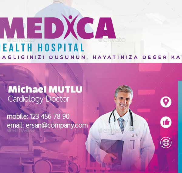 Simple Medical Business Card Template