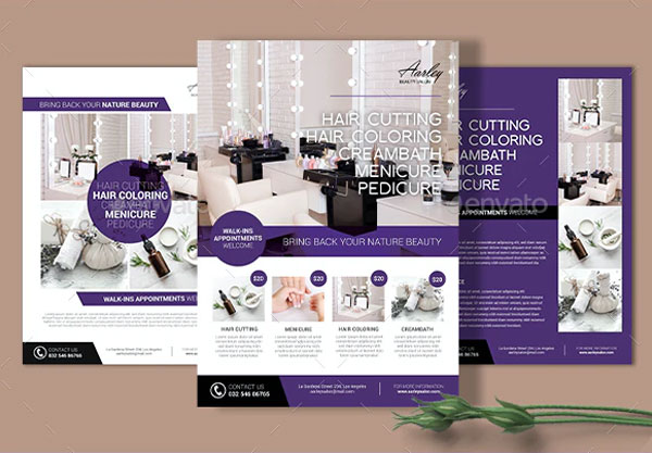 Simple Men Salon Flyer
