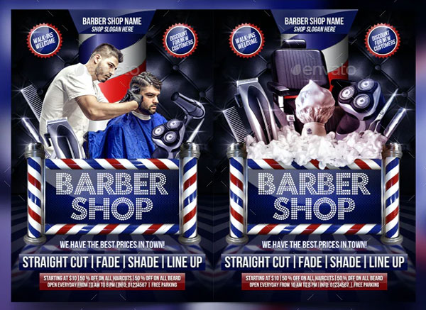 Simple Men Salon Shop Flyer