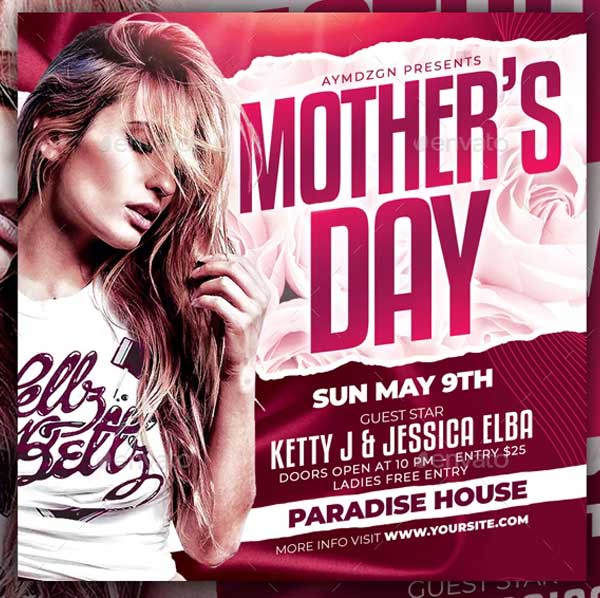 Simple Mothers Day Flyer Templates