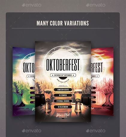 Simple Oktoberfest Flyer
