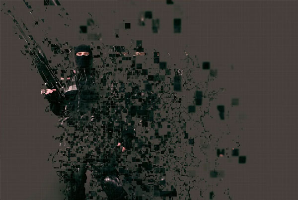 Simple Pixelated Photoshop Action