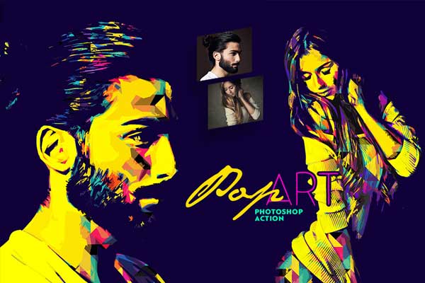 Simple Pop Art Photoshop Actions