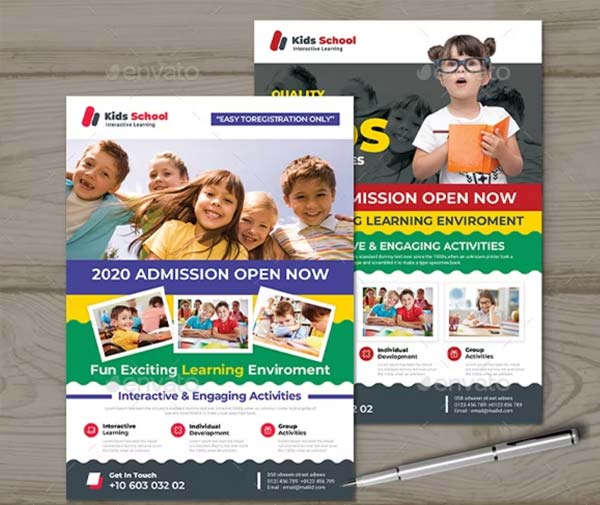 Simple School Activity Flyer Template