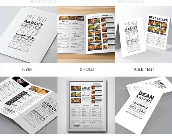 Simple Typography Menu Pack