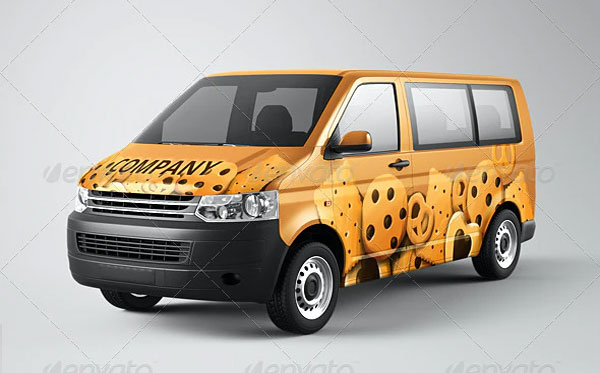Simple Van Mockups