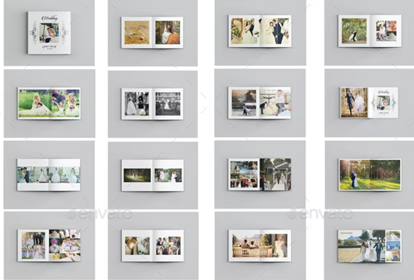 Simple Wedding Photo Album Template