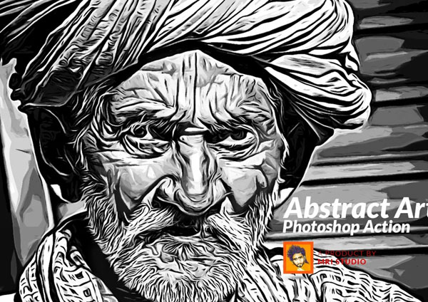 Sketch Action Photoshop Free Template