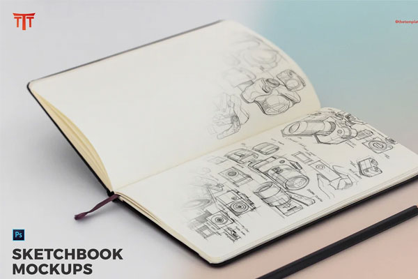 Sketchbook Mockups
