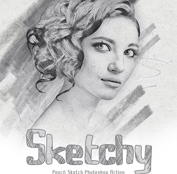 Sketchy - Pencil Sketch Photoshop Action