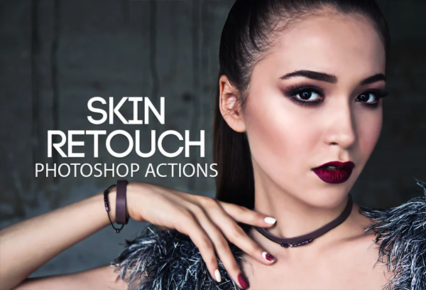 Skin Retouch Photoshop Actions Kit