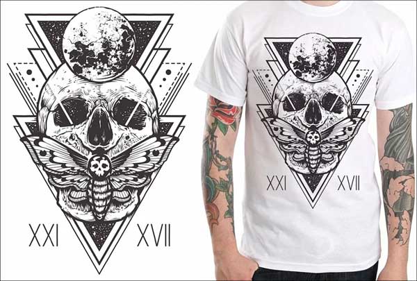 Skull Sacred Photoshop Actions Templates