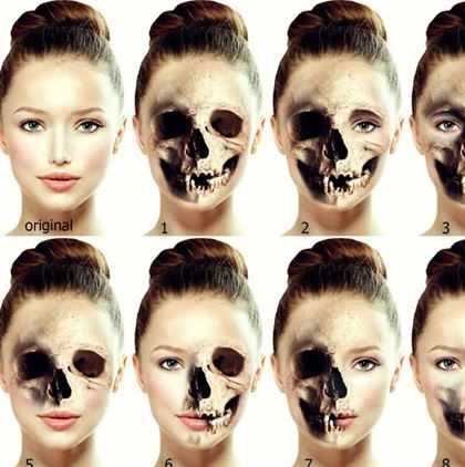 Skull Face Photoshop Actions