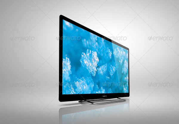 Sleek TV Mockup