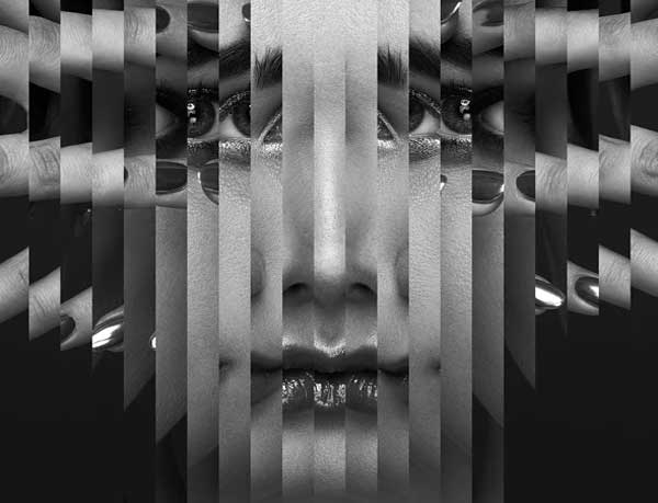 Sliced Mirror Photoshop Action