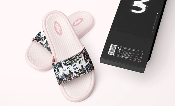 Slide Sandals Mockup Set
