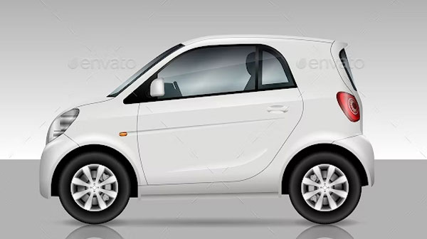 Small Car Vector Template