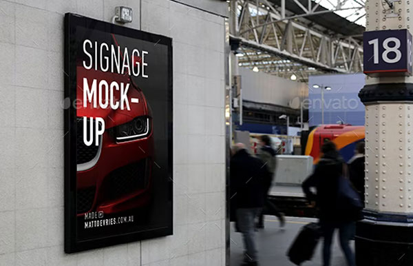 Smart Advertising Mockup PSD Template