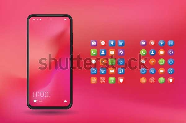 Smartphone App Icons Set
