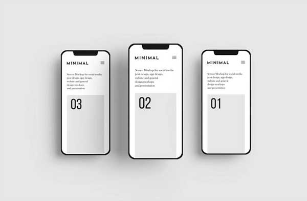 Smartphone Screen Mockup Free Psd