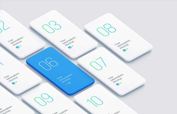 Smartphones Free Mockups Design