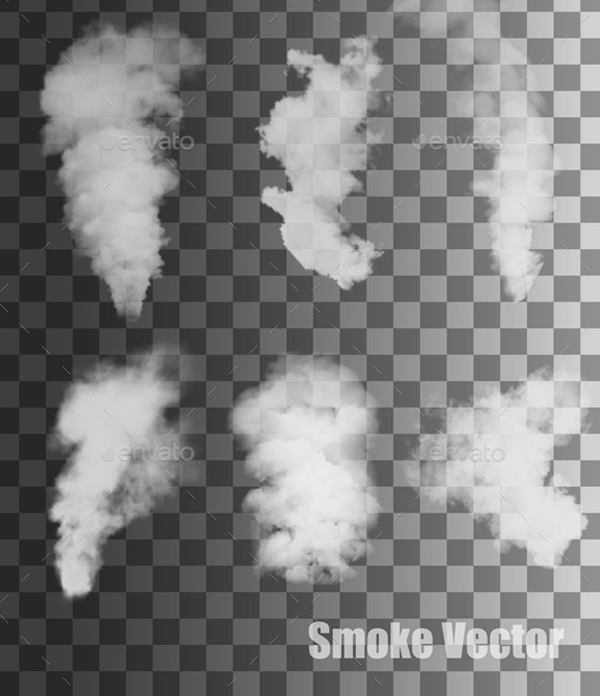 Smoke Transparent Backgrounds Design