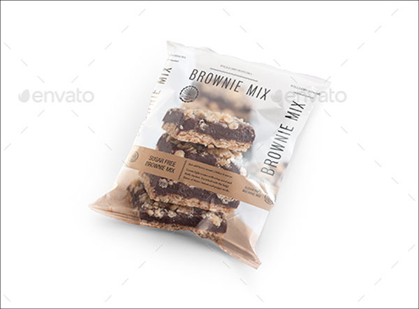 Snack Bag Pouch Mockup