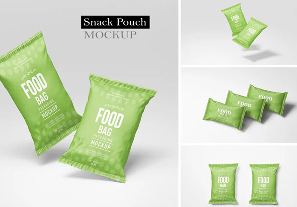 Snack Pouch Mockup