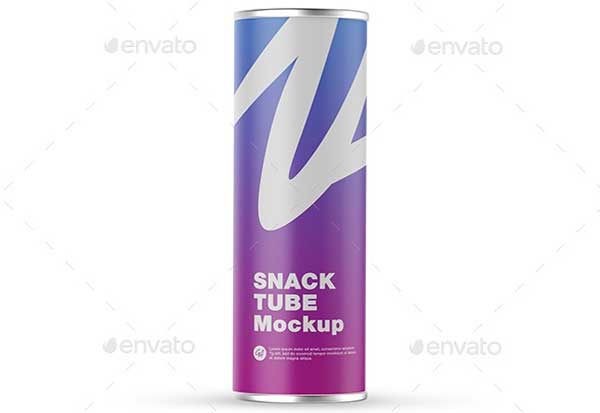 Snack Tube Mockup