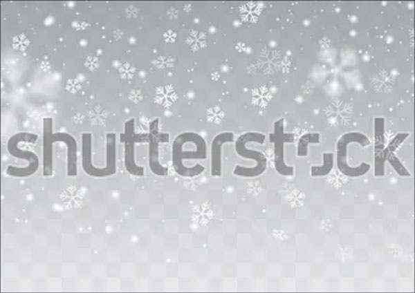 Snowfall Snowflakes Template