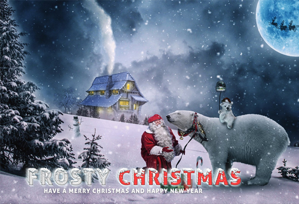 Snowy Christmas Photoshop Action