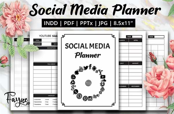 Social Media Planner Template
