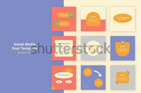 Social Media Post Instagram Templates