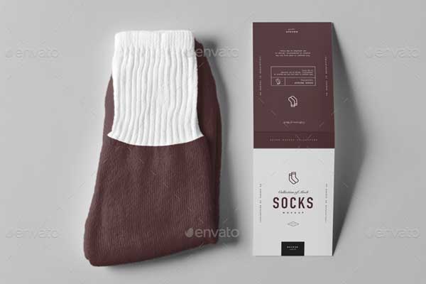 Socks Package Mock-up