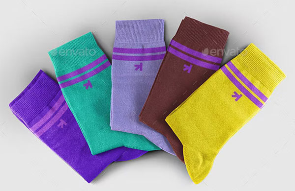 Socks Set Mockup