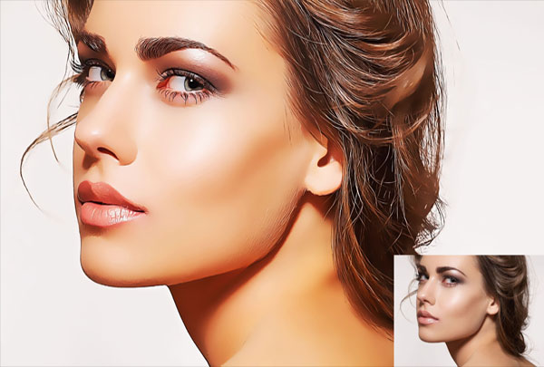 Soft Cartoon Paint Photoshop Action