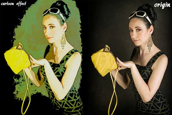 Soft Oil Cartoon Paint Photoshop Action