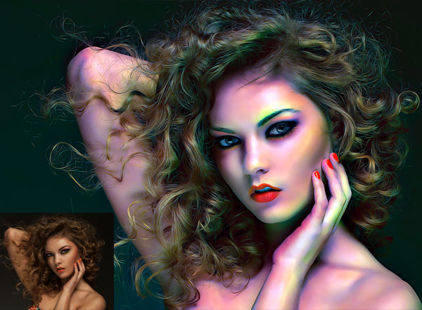 Soft Oil Paint Photoshop Actions