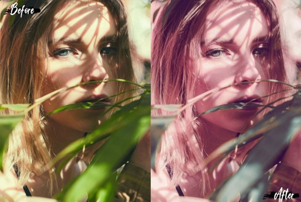 Soft Rose Paint Photoshop Actions