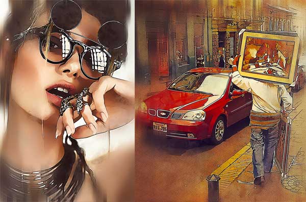 Soft Watercolor Paint Photoshop Action