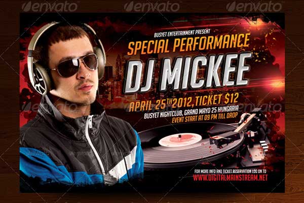 Solo Dj Flyer Template