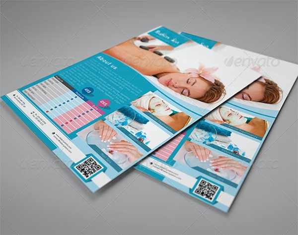 Spa A4 Letter Flyer Template