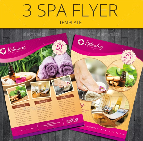 Spa Flyer Template