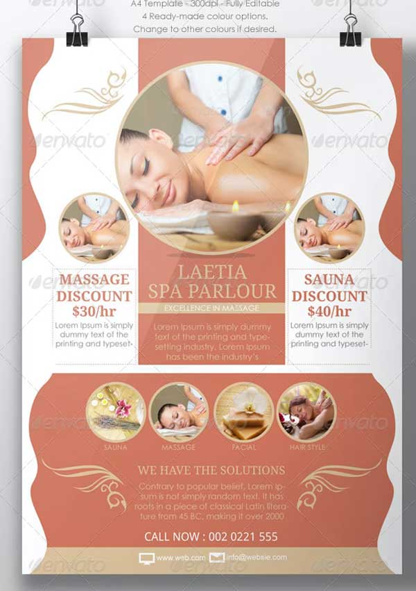 Spa Salon Flyer Template