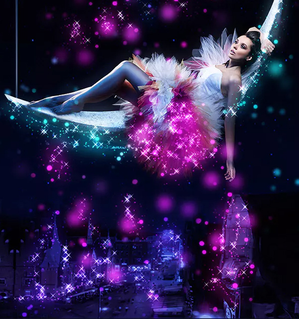 Sparkling Effects Photoshop Action