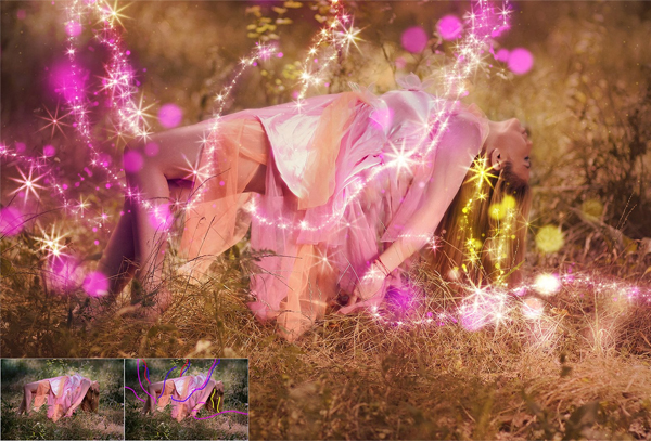 Sparkling Stars Photoshop Action