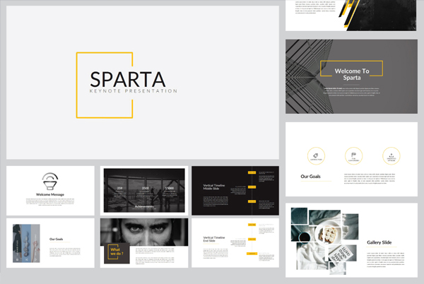 Sparta Keynote Template