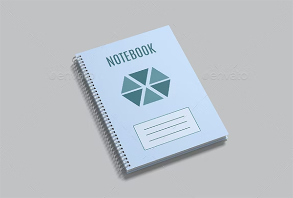 Spiral Notebook Mockup Design